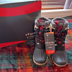 Cougar Waterproof Lace-up Boots w/ Fleece Lining | Storm By Cougar